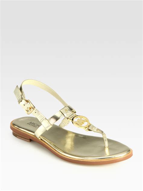 michael kors metallic slingback|Michael Kors cap toe flats.